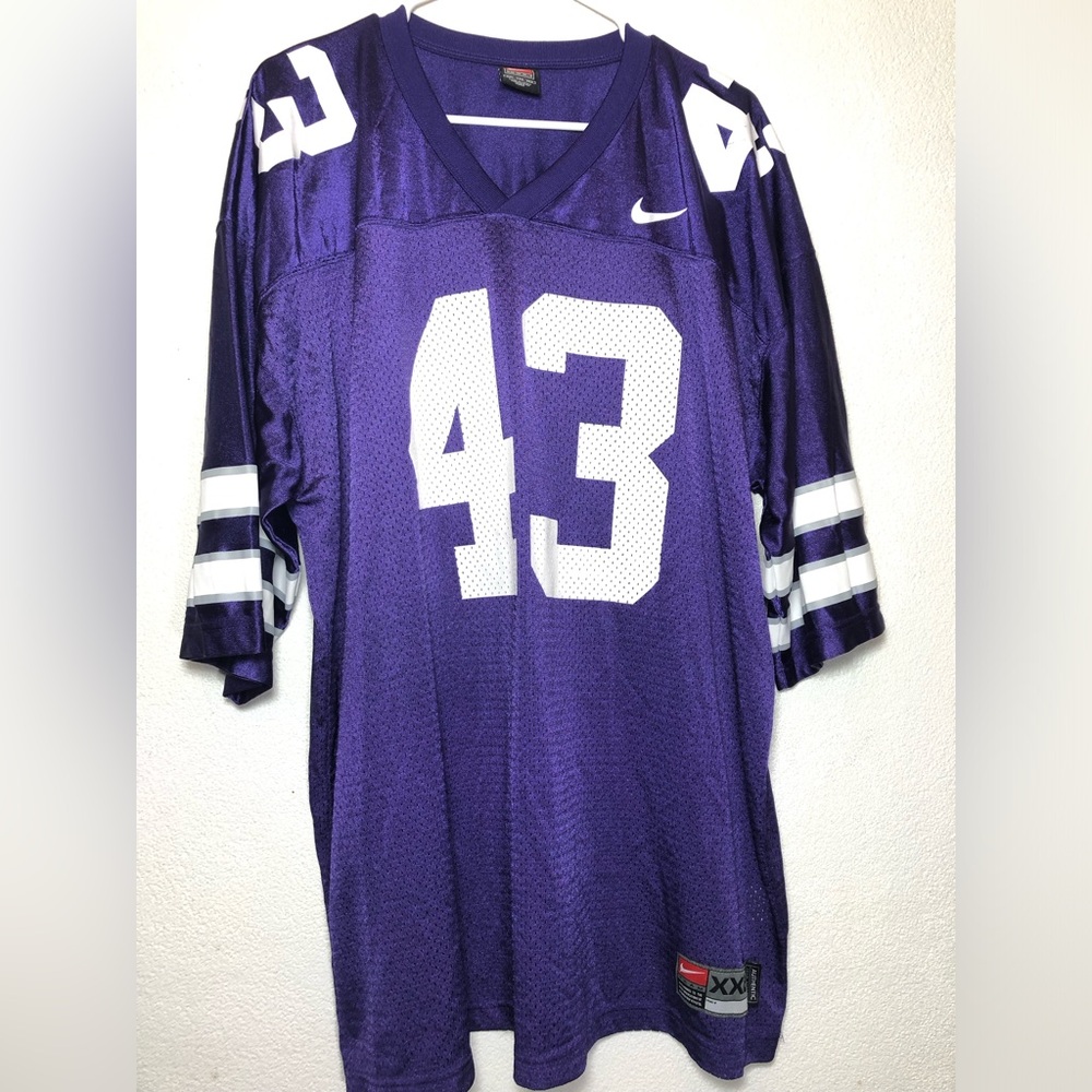 Nike Purple Football Jersey with White Accents
